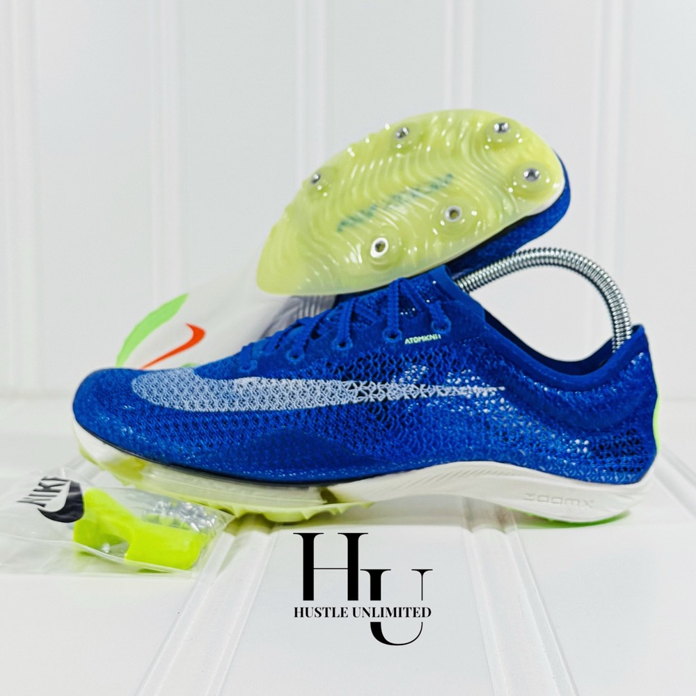 Nike Air Zoom Victory Racer Blue Track Shoes Men’s Size 8.5 W/ Spikes